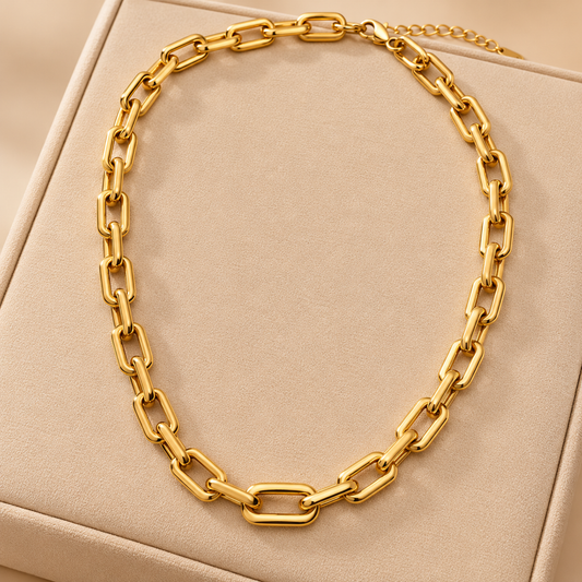 Chunky Link Chain Necklace – Statement Jewellery