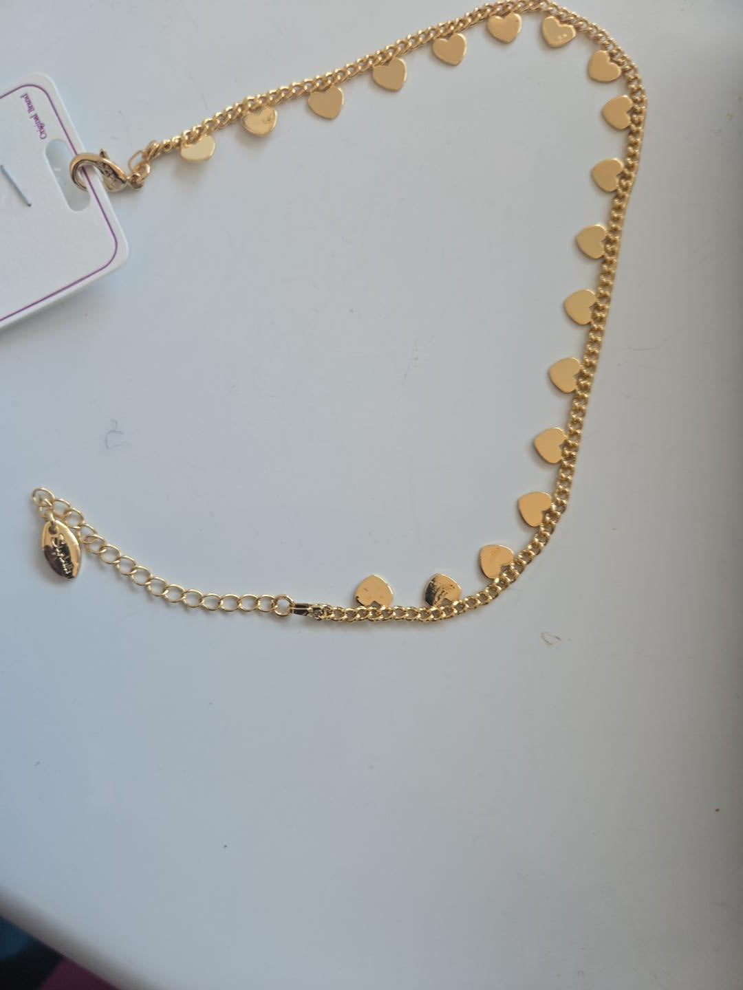 Heart Charm Anklet – Dainty Layered Chain Jewellery