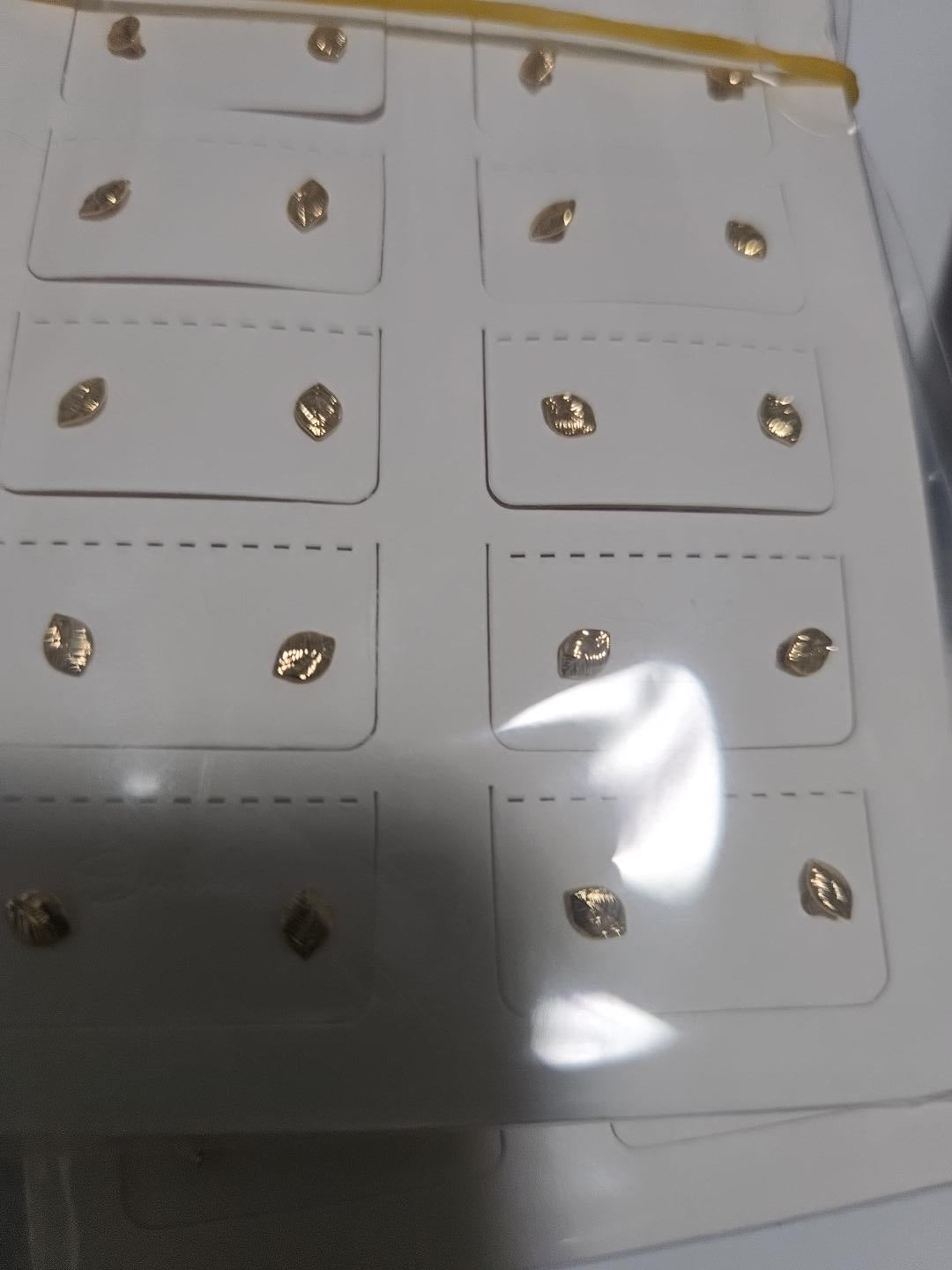 Leaf-Shaped Nose Studs – Tiny Gold Nose Piercing Jewellery