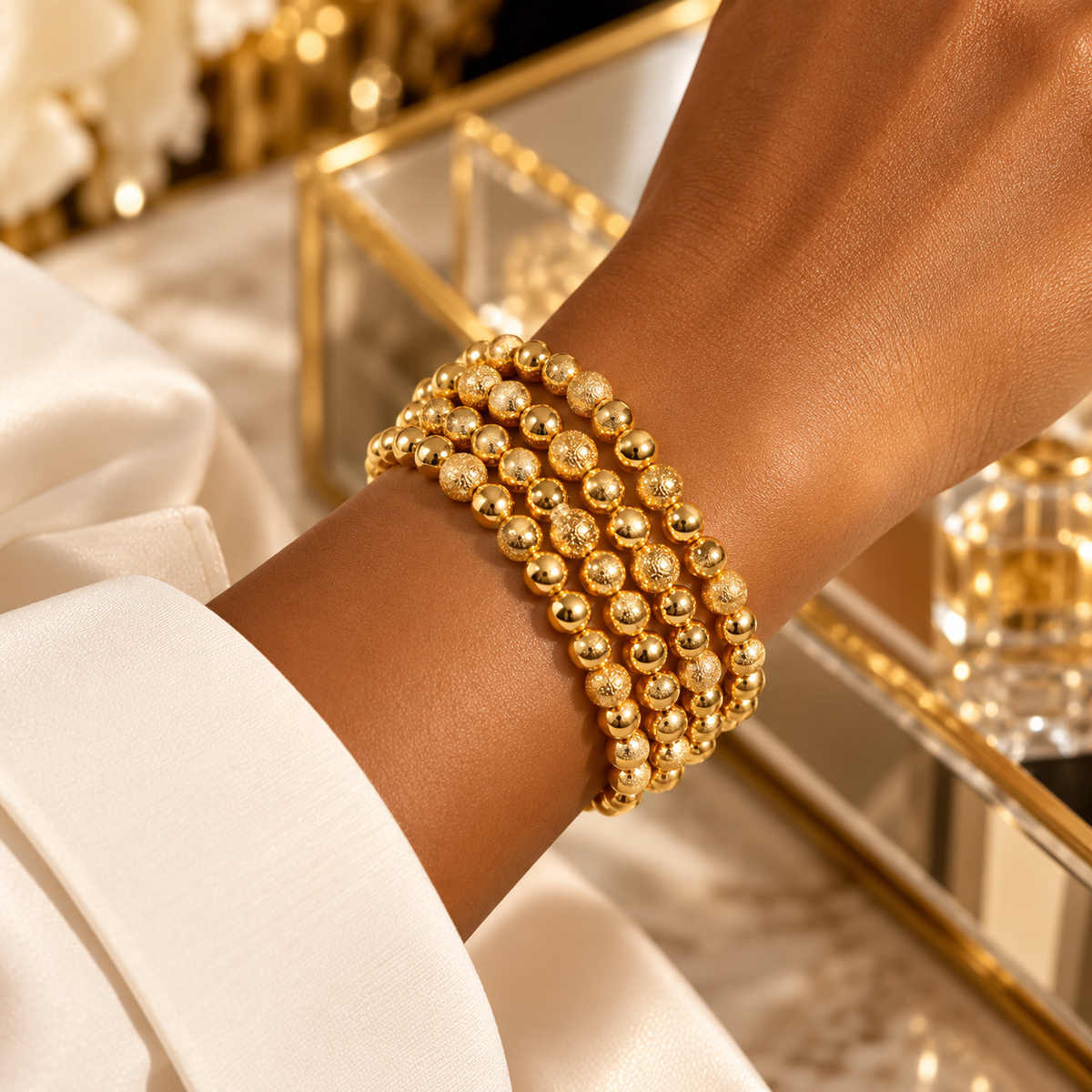 Tiwa diamond cut bracelet